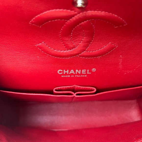 Chanel Red Double Flap Bag - Picture 9 of 9